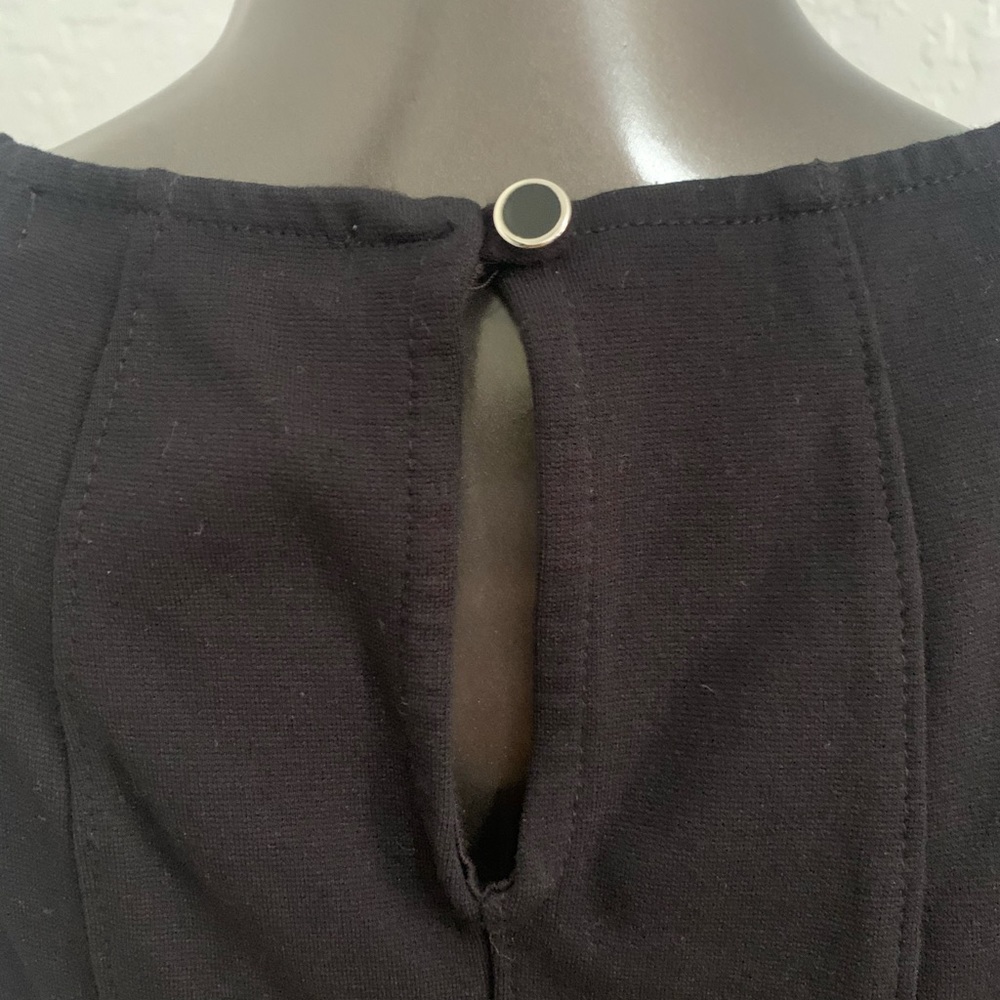 Black dress with gems on neckline - Picture 4 of 5